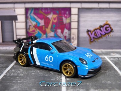 2021 Hot Wheels Premium Speed Machines Blue Porsche 911 GT3 Loose 1:64 D3