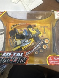 NEW Toy Things Die Cast Metal Racers Shifter Cart #40 Yellow Birel Wiseco Kart
