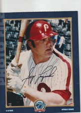 Greg Luzinski autographed 8 by 10 Photo