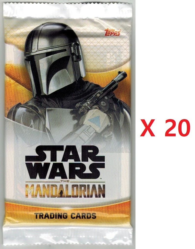 Star Wars The Mandalorian Trading Cards Lot 20 Sealed Packets Topps