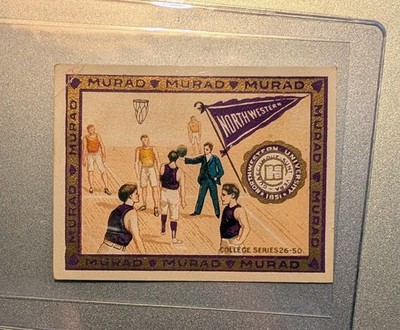 1910 T51 Murad College Northwestern *First Edition, First Basketball Cards*