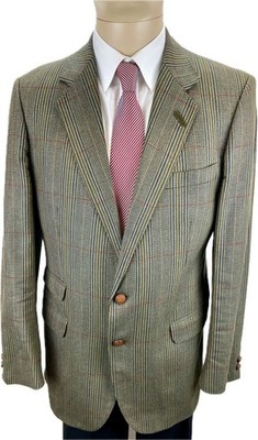 DAKS Tweedsakko 102 Kariert Herren Jacke Jackett Sakko Anzug Jagd Tweed 50 L