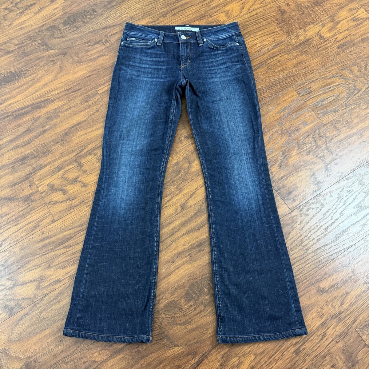 Joes Jeans Womens 27 Boot Cut Low Rise Dark Wash Denim Stretch