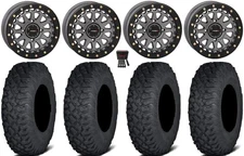 System 3 SB-6 15" Wheels Gm (6+1) 30" Coyote Tires Can-Am Commander Mav