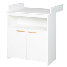 Commode à langer roba 'Anton' avec embout à langer, blanc/naturel - article B très bon