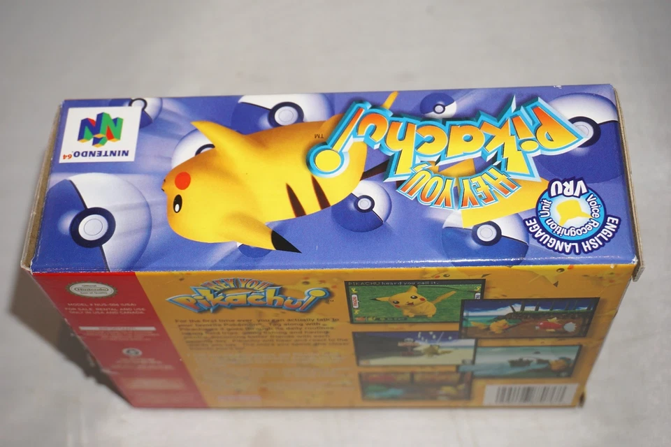 Hey You Pikachu (Nintendo 64 N64) Complete in Box CIB Near Mint - Image 3 of 4