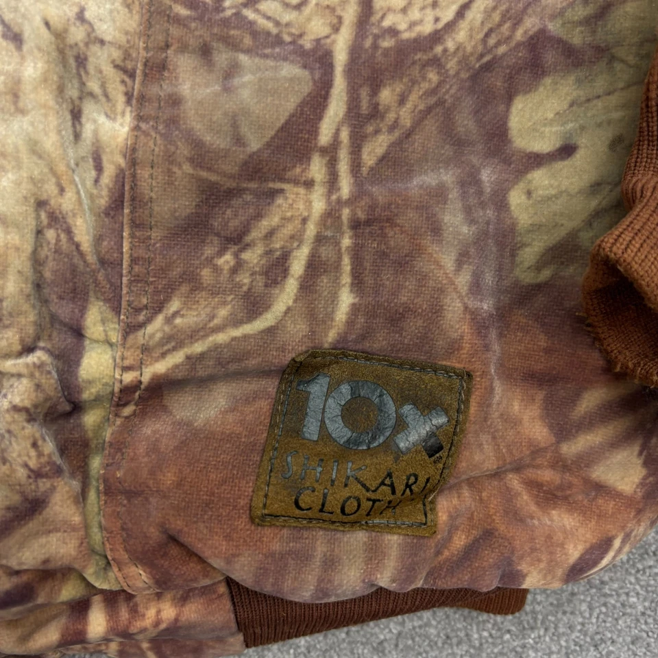 Chaqueta RealTree para mujer mediana marrón ropa de trabajo camuflada capucha de caza hecha en EE. UU. Dama Foto 4 de 4