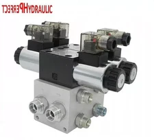 Hydraulic valve control valve 2 section CETOP 03 NG6 60l / min 12V ex