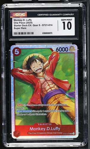 Monkey.D.Luffy graded CGC 10 for sale on eBay