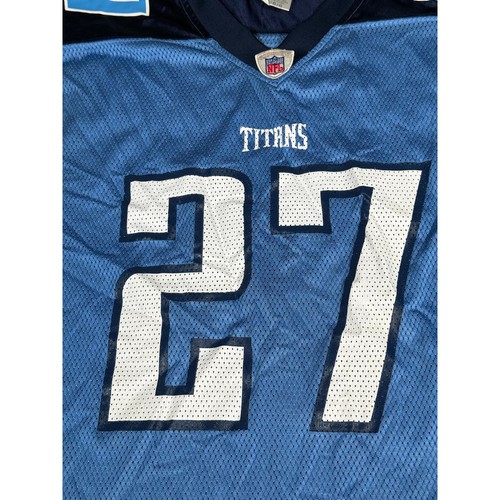 Vintage Reebok Tennessee Titans Eddie George #27 Blue Jersey Mens Size L Flaws - Bild 4 von 10