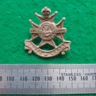 WW2 British Army Notts & Derby Regiment Plastic Economy Cap Badge