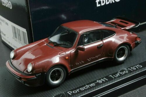Ebbro 43754 1:43 Scale Porsche 911 Turbo 930 Turbo 1975 Die Cast Model Car Brown - Picture 1 of 2