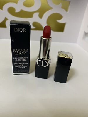 Dior Rouge Dior Couture Colour Lipstick 999 Satin Mini Size In Box  UK