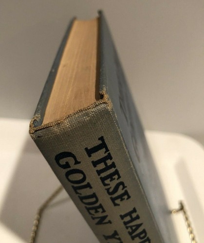 These Happy Golden Years by LAURA INGALLS WILDER 1943 D-W Blue Hardcover Book  - Bild 5 von 12