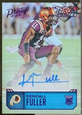 Kendall Fuller Rookie 2016 Prestige Rookie Autographs Xtra Points Purple #57 