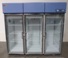 Thermo Fisher Revco RGL7504A Glass Doors 1° to 8°C, 115V Lab Refrigerator TESTED