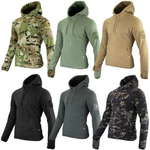 Mens Viper Tactical Fleece Hoodie Military Army Security Warm Thermal Jumper
