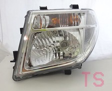 Left LH Head Light Lamp Chrome Genuine Fits Nissan Frontier Navara D40 4wd 06 14