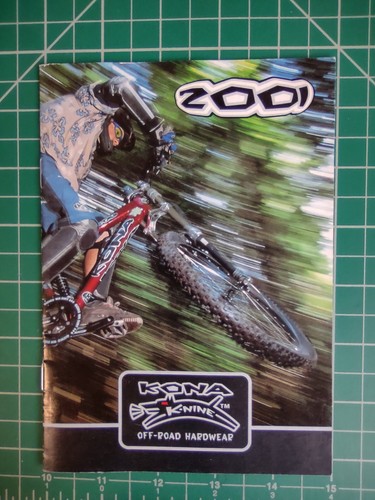 Vintage Kona Bicycles K-Nine Off-Road Hardwear Catalog 2001