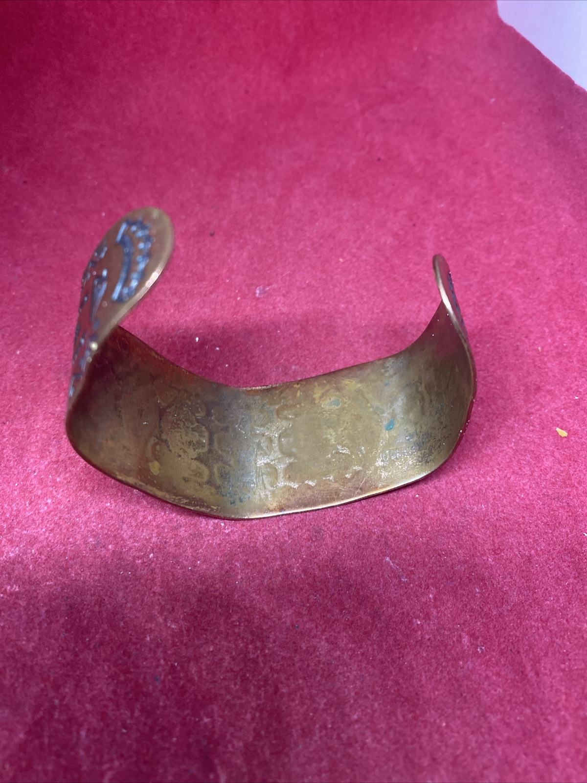 Vintage Solid Copper Bell Trading Native American… - image 4