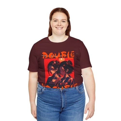 Asian Manga Samurai Girls Portrait T-shirt, Onna-musha Illustration Tee, Unisex - Picture 163 of 168