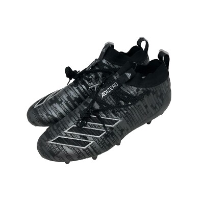 Adidas Adizero 8.0 Football Cleats Three Stripe Life - Black - EE7451 - Sz: 9.5