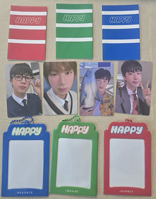 BTS JIN SOLO ALBUM ( HAPPY ) WEVERSE EARYL - BIRD SET RANDOM