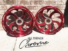 NINJA STOCK SIZE RED CONTRAST SHARK TOOTH WHEELS 12-20 KAWASAKI NINJA ZX-14R