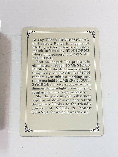 Jack Daniels Old No. 7 Gentlemen's Poker Size Playing Cards Vintage Style 1994 - Picture 2 of 3