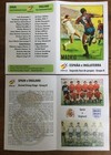 1982 FIFA World Cup 5 x Different England programmes from all FIVE  games played