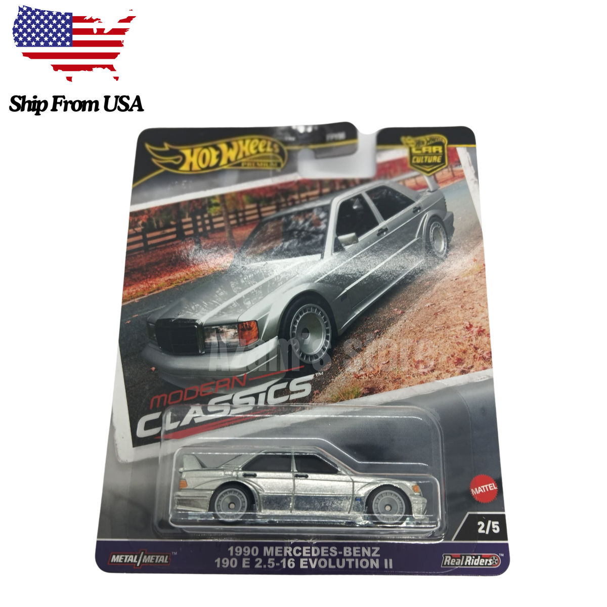 Hot Wheels 2024 Modern Classic 1990 Mercedes-Benz 190 E 2.5