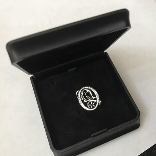 Vintage Scottish Ortak Sterling Silver Celtic Tie Lapel Pin Brooch Initial O - Picture 2 of 6