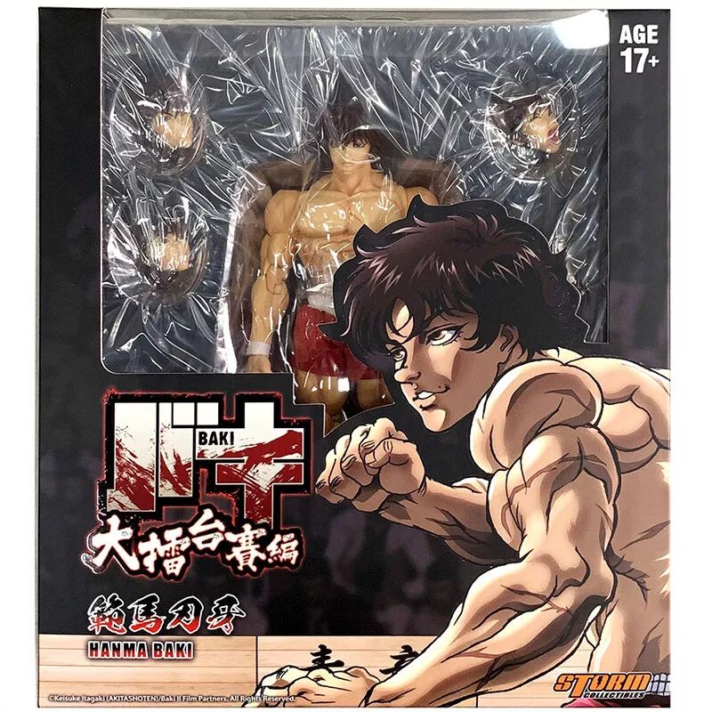 Official 1/12 scale Baki Action Figure from Storm Collectibles spied at  Wondercon (pic by @mikes_monsters) : r/Grapplerbaki