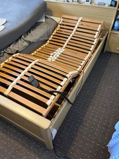 Lattenrost Elektrisch mit 28 Latten 7 Zonen verstellbar mit MotorMotorrahmen