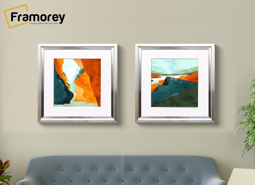 Sqaure Size Picture Frames Oslo Range With or Without White Mount - Picture 79 of 79