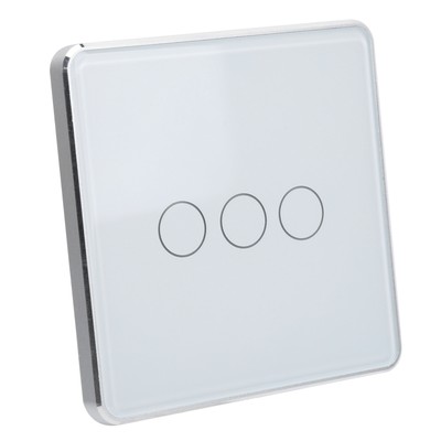 Intelligent Touch Light Switch 86 Type Wireless For 2.4G Voice Contro Kit