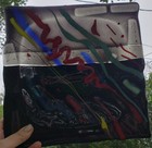 SIGNED 1986 FRITZ, JOAN OZUNA NEON ART GLASS TRAY, NEON SERVICES, SAN ANTONIO TX — photo 5