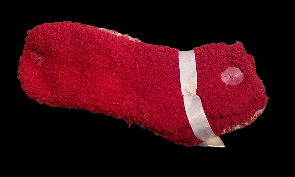 Mujer Nobo No Boundaries Acogedores Esponjosos Tinte Espacial Cuarto Calcetines Rojo Blanco Talla 4-10 Foto 4 de 4