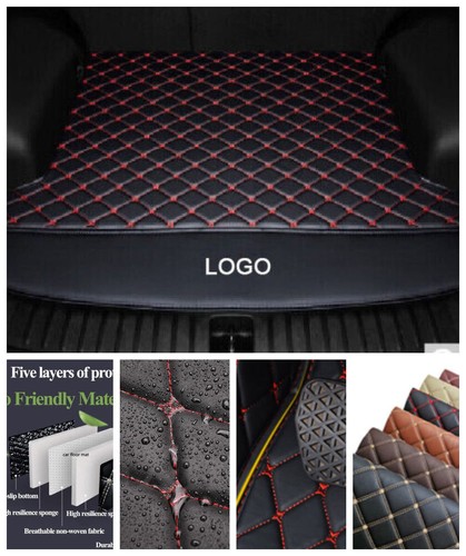 For Tesla Model 3 x y s All Models Car Trunk Mats Carpets Waterproof Pu Leather - Imagen 23 de 42