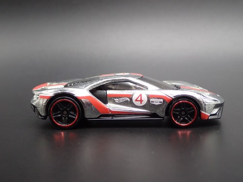 2017-2022 Ford Gt Supercar Plata Raro 1:64 Escala Coleccionable Coche Modelismo - Imagen 3 de 7