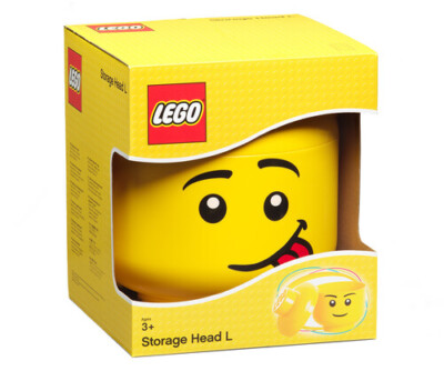 LEGO Large Silly Stackable Storage Head, Boy [New Toy] Brick
