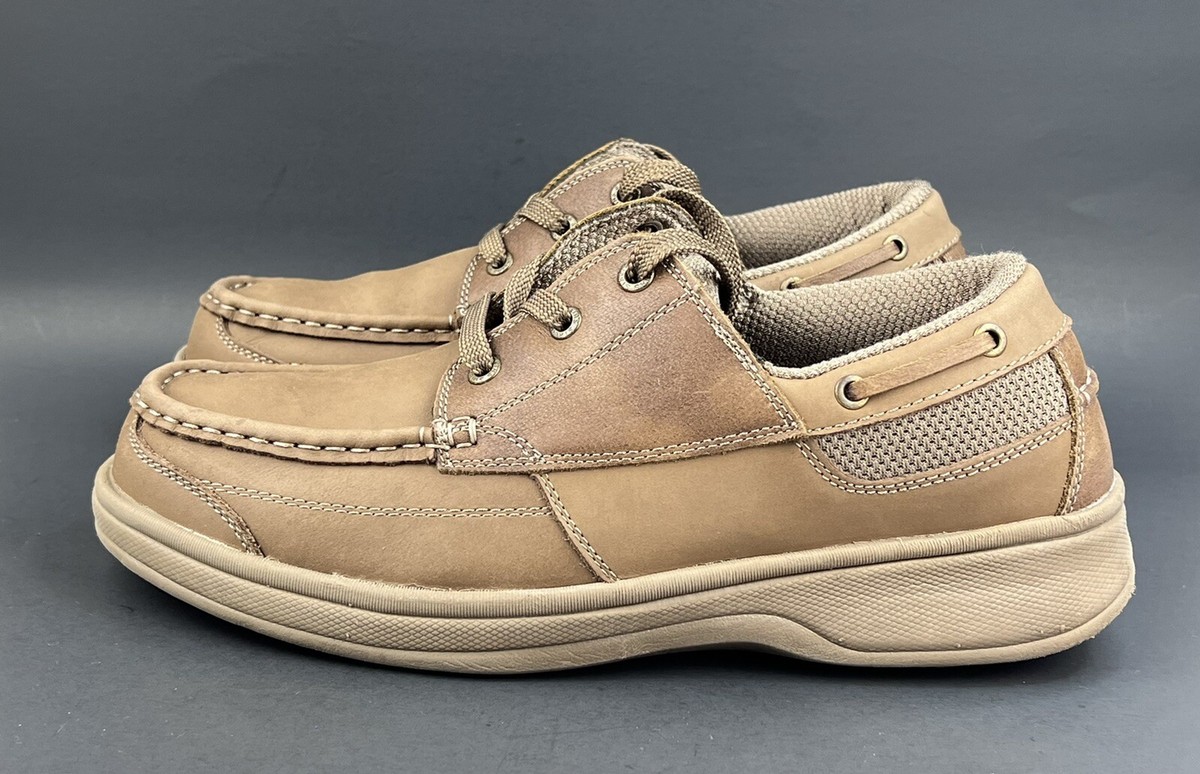 Orthofeet Mens Baton Rouge 427 Brown Lace Up Low Top Oxford 