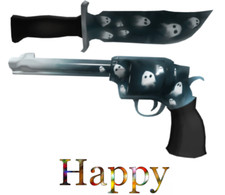 GHOSTS 2020 KNIFE & GUN🖤👻🤍FAST DELIVERY🖤👻🤍MM2 MURDER MYSTERY 2 ROBLOX