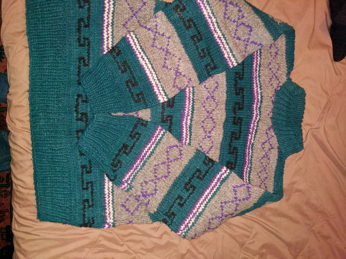 Heavy Wool Vintage Grateful Dead Sweater Winter Tour 90's Heavy Wool Vintage Grateful Dead Sweater Winter Tour 90's
