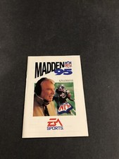 madden nfl 95 sega genesis manual only