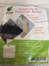 Anti-Tip Furniture and TV Straps with All-Metal Hardware - Heavy-Duty Antitip -