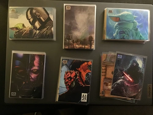 2024 Star Wars Galaxy Chrome BASE INSERTS REFRACTORS pick card complete your set