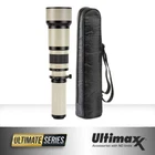 Super Zoom 650-1300mm f/8 High Definition Manual Lens with Protective Case