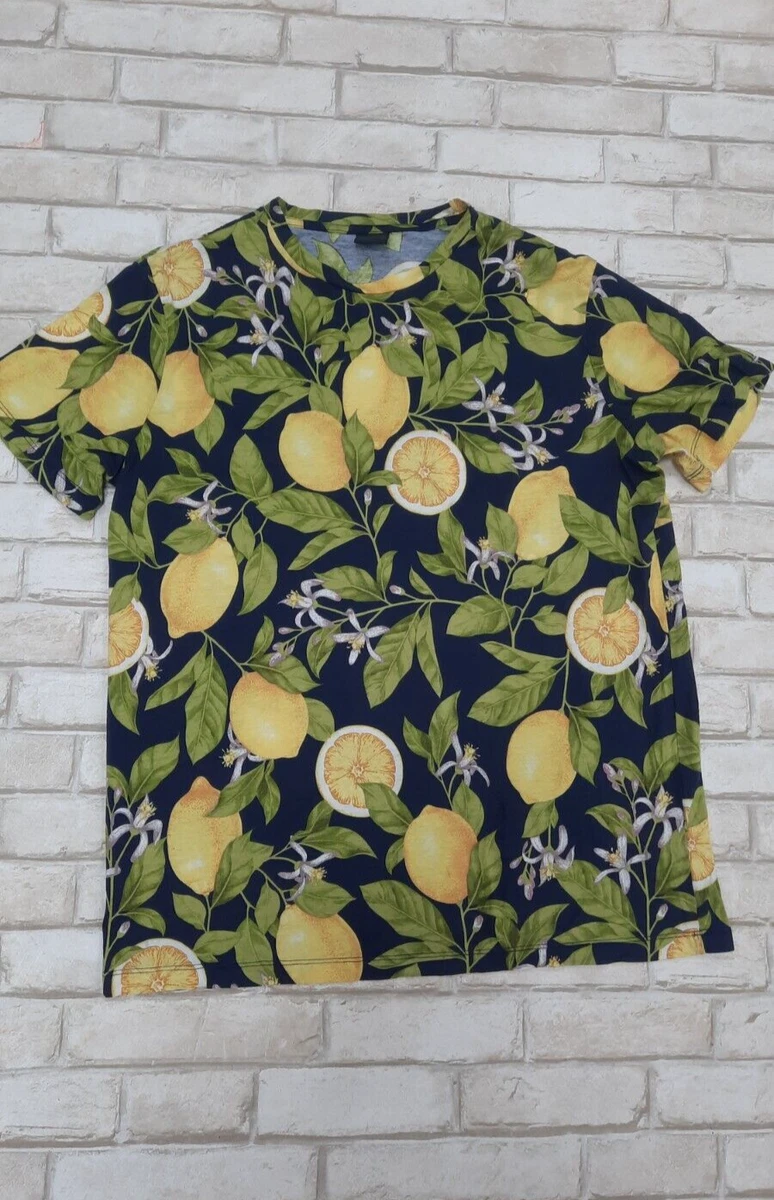Hm lemon cheap shirt