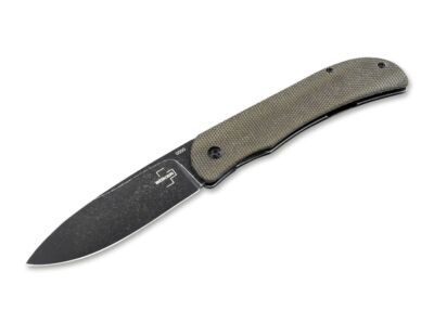 Boker Plus Exskelibur I Framelock Micarta Pocket Knife 3.50'' D2 Blade   01BO359